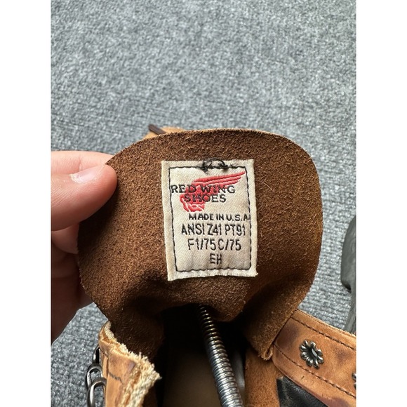Mens Work Boots Red Wing 3001 Steel Toe Brown Leather Made in USA, Size 11 B‎ main image 9